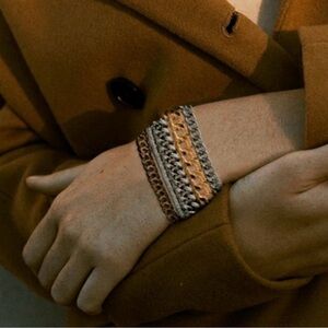 NWOT Jenny Bird Multi Chain Strand Bracelet